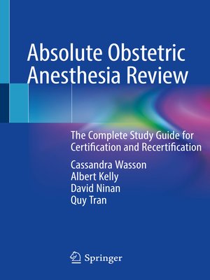 cover image of Absolute Obstetric Anesthesia Review